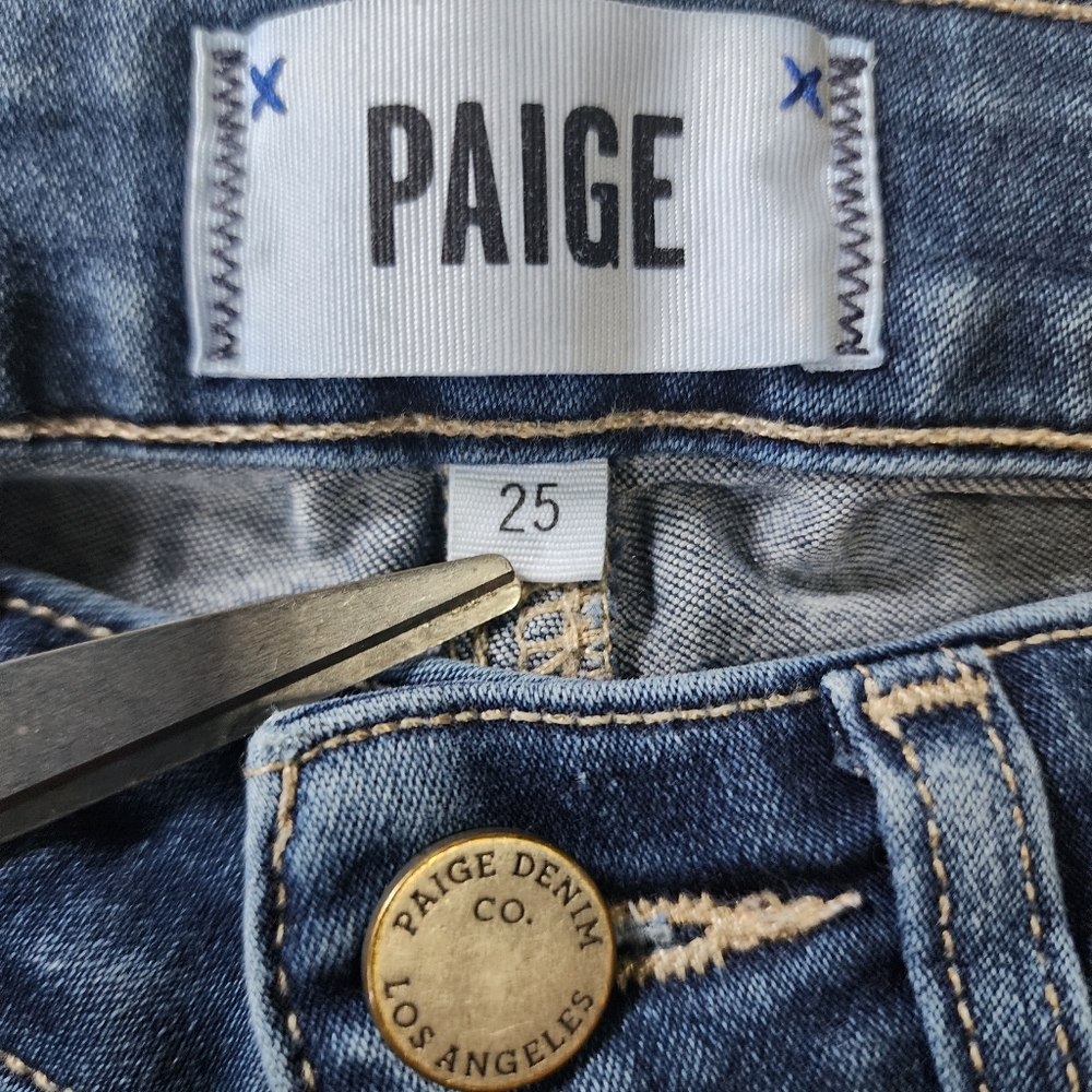 Paige Hoxton Ankle Jeans Sz 25 - Picture 8 of 12